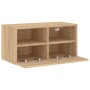 Mueble de TV de pared madera ingeniería roble Sonoma 60x30x30cm de , Muebles TV - Ref: Foro24-836858, Precio: 44,04 €, Descue...