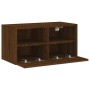 Mueble de pared TV madera ingeniería marrón roble 60x30x30 cm de , Muebles TV - Ref: Foro24-836866, Precio: 44,49 €, Descuent...
