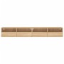 Muebles de pared para TV 2 uds madera roble Sonoma 100x30x30 cm de , Muebles TV - Ref: Foro24-836887, Precio: 85,53 €, Descue...