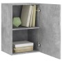 Mueble TV de pared madera ingeniería gris hormigón 40,5x30x60cm de , Muebles TV - Ref: Foro24-836916, Precio: 38,80 €, Descue...