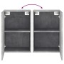 Mueble TV de pared madera ingeniería gris hormigón 40,5x30x60cm de , Muebles TV - Ref: Foro24-836916, Precio: 38,80 €, Descue...