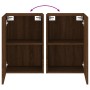 Muebles de TV de pared 2 uds madera marrón roble 40,5x30x60 cm de , Muebles TV - Ref: Foro24-836923, Precio: 68,44 €, Descuen...