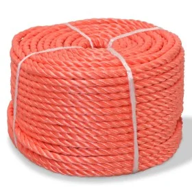 Cuerda torcida de polipropileno 14 mm 100 m naranja de vidaXL, Sogas y cuerdas metálicas - Ref: Foro24-143838, Precio: 64,99 ...