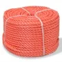 Cuerda torcida de polipropileno 14 mm 100 m naranja de vidaXL, Sogas y cuerdas metálicas - Ref: Foro24-143838, Precio: 64,99 ...