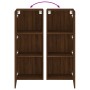 Mueble de TV de pared madera marrón roble 40,5x30x102 cm de , Muebles TV - Ref: Foro24-836937, Precio: 64,51 €, Descuento: %