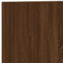 Mueble de TV de pared madera marrón roble 40,5x30x102 cm de , Muebles TV - Ref: Foro24-836937, Precio: 64,51 €, Descuento: %