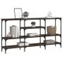 Mesa consola madera de ingeniería marrón roble 160x29x80 cm by , Side tables - Ref: Foro24-839067, Price: 84,45 €, Discount: %