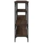 Mesa consola madera de ingeniería marrón roble 160x29x80 cm by , Side tables - Ref: Foro24-839067, Price: 84,45 €, Discount: %