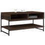 Mesa de centro madera contrachapada roble marrón 90x50x45 cm de , Mesas de centro - Ref: Foro24-838972, Precio: 49,61 €, Desc...