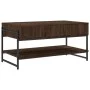 Mesa de centro madera contrachapada roble marrón 90x50x45 cm de , Mesas de centro - Ref: Foro24-838972, Precio: 49,21 €, Desc...