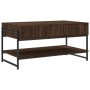 Mesa de centro madera contrachapada roble marrón 90x50x45 cm de , Mesas de centro - Ref: Foro24-838972, Precio: 49,61 €, Desc...