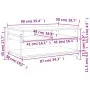 Mesa de centro madera contrachapada roble marrón 90x50x45 cm de , Mesas de centro - Ref: Foro24-838972, Precio: 49,21 €, Desc...