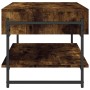 Mesa de centro madera contrachapada roble ahumado 90x50x45 cm de , Mesas de centro - Ref: Foro24-838970, Precio: 48,09 €, Des...