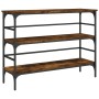 Mesa consola madera de ingeniería roble ahumado 100x32x75 cm de , Mesas auxiliares - Ref: Foro24-839050, Precio: 61,64 €, Des...