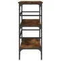 Mesa consola madera de ingeniería roble ahumado 100x32x75 cm by , Side tables - Ref: Foro24-839050, Price: 60,88 €, Discount: %