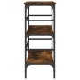 Mesa consola madera de ingeniería roble ahumado 100x32x75 cm de , Mesas auxiliares - Ref: Foro24-839050, Precio: 61,64 €, Des...