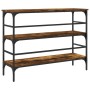 Mesa consola madera de ingeniería roble ahumado 100x32x75 cm de , Mesas auxiliares - Ref: Foro24-839050, Precio: 61,64 €, Des...