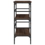 Mesa consola madera de ingeniería marrón roble 100x32x75 cm de , Mesas auxiliares - Ref: Foro24-839052, Precio: 63,51 €, Desc...