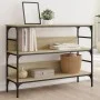 Mesa consola madera de ingeniería roble Sonoma 100x32x75 cm by , Side tables - Ref: Foro24-839059, Price: 62,45 €, Discount: %