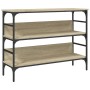 Mesa consola madera de ingeniería roble Sonoma 100x32x75 cm de , Mesas auxiliares - Ref: Foro24-839059, Precio: 65,01 €, Desc...