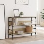 Mesa consola madera de ingeniería roble Sonoma 100x32x75 cm de , Mesas auxiliares - Ref: Foro24-839059, Precio: 65,01 €, Desc...