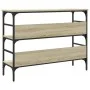 Mesa consola madera de ingeniería roble Sonoma 100x32x75 cm by , Side tables - Ref: Foro24-839059, Price: 62,45 €, Discount: %