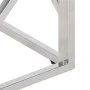 Mesa de centro acero inox plateado y madera maciza reciclada de , Mesas de centro - Ref: Foro24-349952, Precio: 84,54 €, Desc...