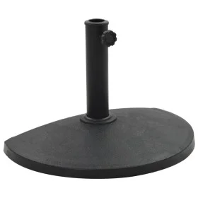 Base de sombrilla de semicírculo de poliresina negra 9 kg de vidaXL, Bases para sombrillas - Ref: Foro24-45198, Precio: 43,34...