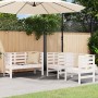 Juego de muebles de jardín 3 pzas madera maciza de pino blanco de , Conjuntos de jardín - Ref: Foro24-825143, Precio: 180,11 ...