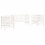 Juego de muebles de jardín 3 pzas madera maciza de pino blanco de , Conjuntos de jardín - Ref: Foro24-825143, Precio: 180,11 ...