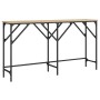 Mesa consola madera de ingeniería roble Sonoma 140x29x75 cm de , Mesas auxiliares - Ref: Foro24-837758, Precio: 48,90 €, Desc...