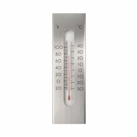 Nature Aluminium-Außenwandthermometer 7x1x23 cm von Nature, Vorhersagen und Wetterstationen - Ref: Foro24-423524, Preis: 19,2...