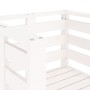 Sillas de jardín 2 uds madera maciza pino blanco 61,5x53x71 cm de , Sillas de jardín - Ref: Foro24-825129, Precio: 110,11 €, ...