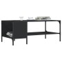 Mesa de centro con estante madera ingeniería negro 100x51x40 cm de , Mesas de centro - Ref: Foro24-837732, Precio: 37,43 €, D...
