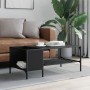 Mesa de centro con estante madera ingeniería negro 100x51x40 cm de , Mesas de centro - Ref: Foro24-837732, Precio: 37,43 €, D...