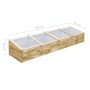 Invernadero de madera de pino impregnada 200x50x35 cm de vidaXL, Invernaderos - Ref: Foro24-45303, Precio: 155,78 €, Descuent...
