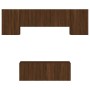 Muebles de TV de pared 6 pzas madera de ingeniería marrón roble de , Muebles TV - Ref: Foro24-3216445, Precio: 189,64 €, Desc...