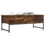 Mesa de centro madera ingeniería roble ahumado 101x49x39,5 cm by , Coffee table - Ref: Foro24-837739, Price: 61,73 €, Discoun...