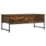 Mesa de centro madera ingeniería roble ahumado 101x49x39,5 cm by , Coffee table - Ref: Foro24-837739, Price: 61,73 €, Discoun...