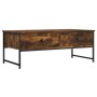 Mesa de centro madera ingeniería roble ahumado 101x49x39,5 cm de , Mesas de centro - Ref: Foro24-837739, Precio: 62,52 €, Des...