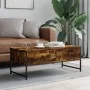 Mesa de centro madera ingeniería roble ahumado 101x49x39,5 cm by , Coffee table - Ref: Foro24-837739, Price: 61,73 €, Discoun...