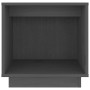 Mesita de noche de madera maciza de pino gris 40x30x40 cm de vidaXL, Mesitas de noche - Ref: Foro24-813339, Precio: 31,02 €, ...