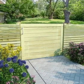 Impregnated pine wood garden fence gate 75x100 cm by vidaXL, garden gates - Ref: Foro24-45332, Price: 64,23 €, Discount: %
