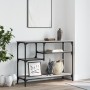 Mesa consola con estantes gris Sonoma 100x35x75 cm de , Mesas auxiliares - Ref: Foro24-837785, Precio: 61,12 €, Descuento: %