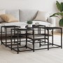 Mesa de centro madera de ingeniería negro 91x91x40 cm de , Mesas de centro - Ref: Foro24-839073, Precio: 58,47 €, Descuento: %