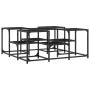 Mesa de centro madera de ingeniería negro 91x91x40 cm de , Mesas de centro - Ref: Foro24-839073, Precio: 58,47 €, Descuento: %