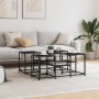 Mesa de centro madera de ingeniería negro 91x91x40 cm de , Mesas de centro - Ref: Foro24-839073, Precio: 58,47 €, Descuento: %