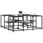 Mesa de centro madera de ingeniería negro 91x91x40 cm de , Mesas de centro - Ref: Foro24-839073, Precio: 58,47 €, Descuento: %