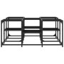 Mesa de centro madera de ingeniería negro 91x91x40 cm de , Mesas de centro - Ref: Foro24-839073, Precio: 58,47 €, Descuento: %
