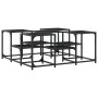 Mesa de centro madera de ingeniería negro 91x91x40 cm de , Mesas de centro - Ref: Foro24-839073, Precio: 58,47 €, Descuento: %